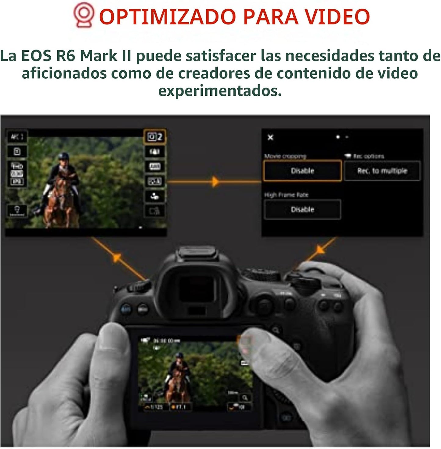 Canon EOS R6 Mark II Cámara sin espejo con lente RF24-105mm F4-7.1...