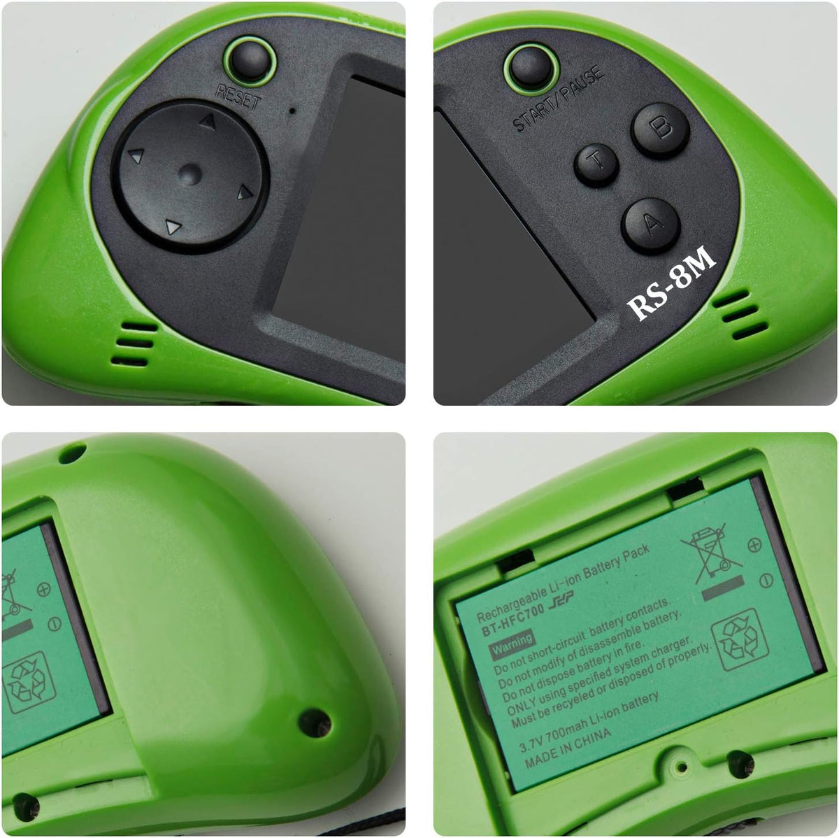 EASEGMER Juegos de mano para niños de 16 bits integrados de 220 HD,...