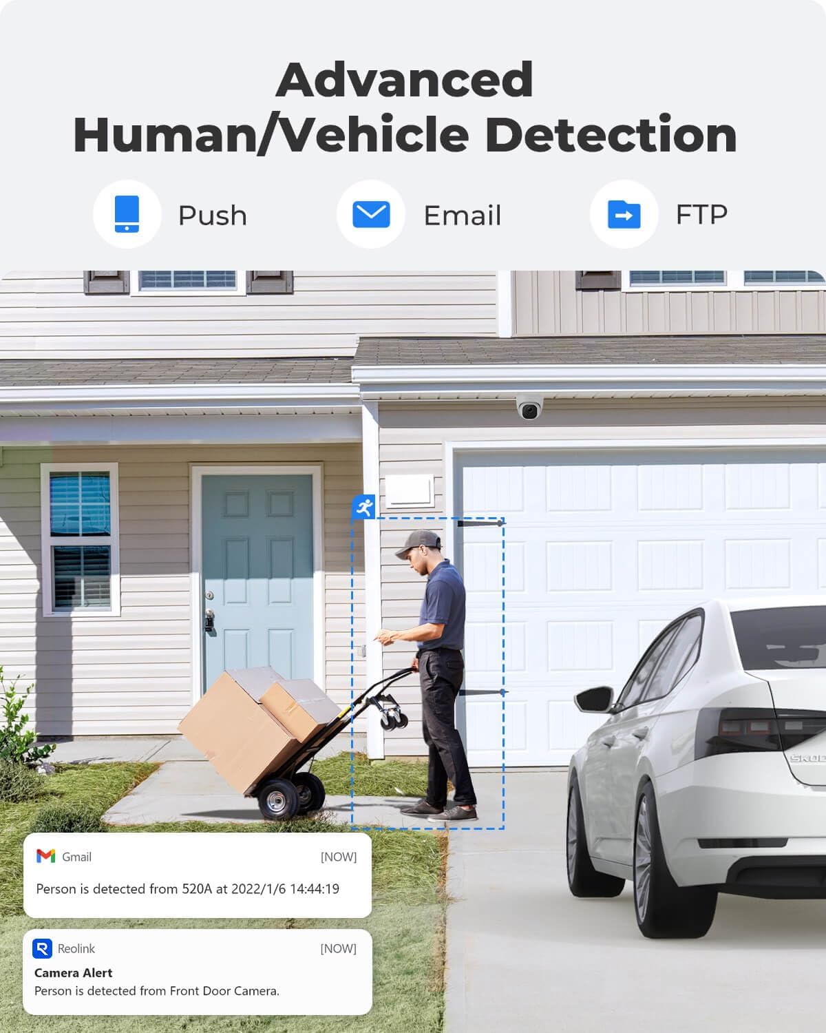 REOLINK Cámara de seguridad para exteriores, cámara de vigilancia I...