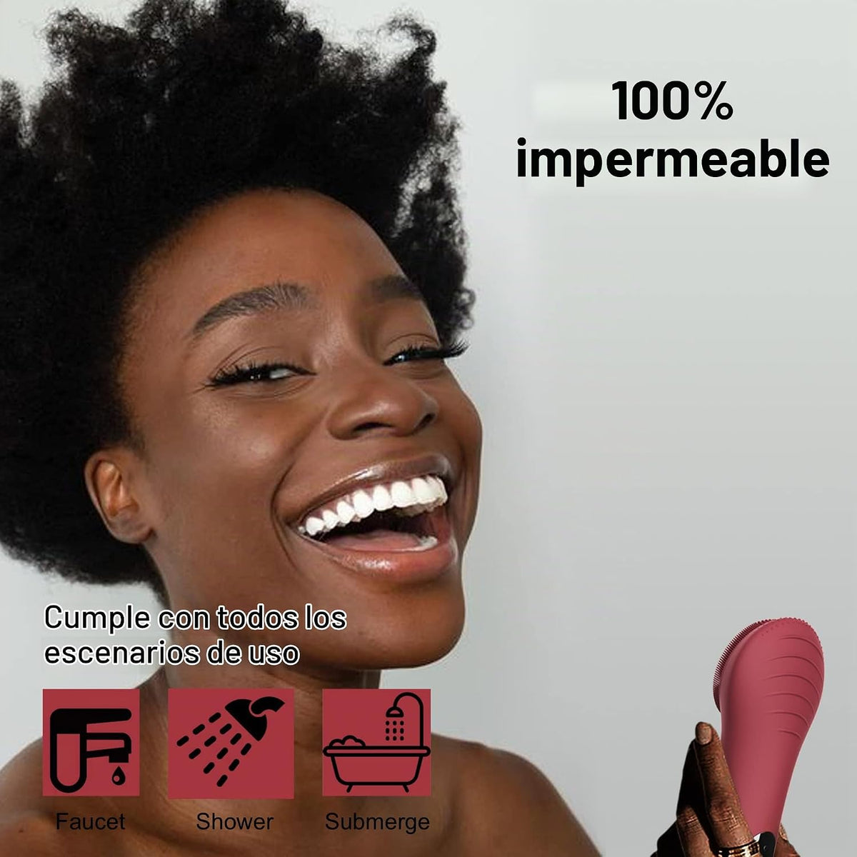 Exfoliador Facial, NågraCoola CLIE Cepillo de Limpieza Facial, Cepi...