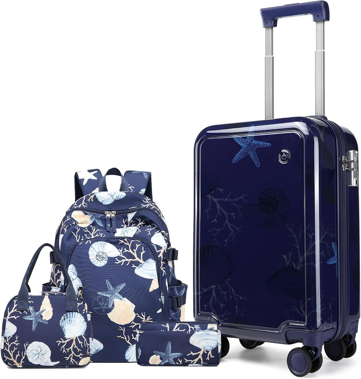 Somago - Set de 4 piezas de equipaje para niños con mochila para ni...