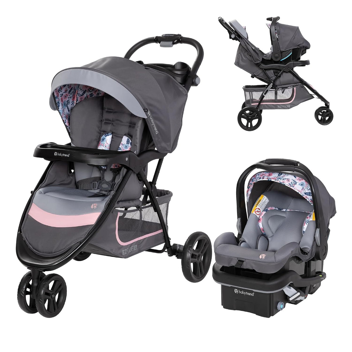 Sistema de viaje Baby Trend EZ Ride SE con asiento de seguridad par...
