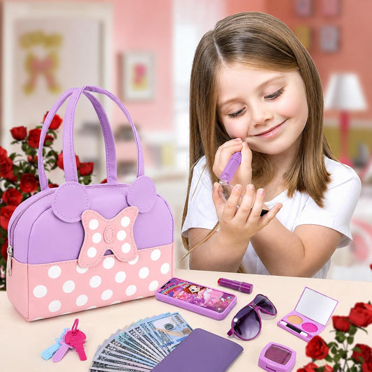 Bolso de juego de fantasía para niñas pequeñas, bolso de niña con j...