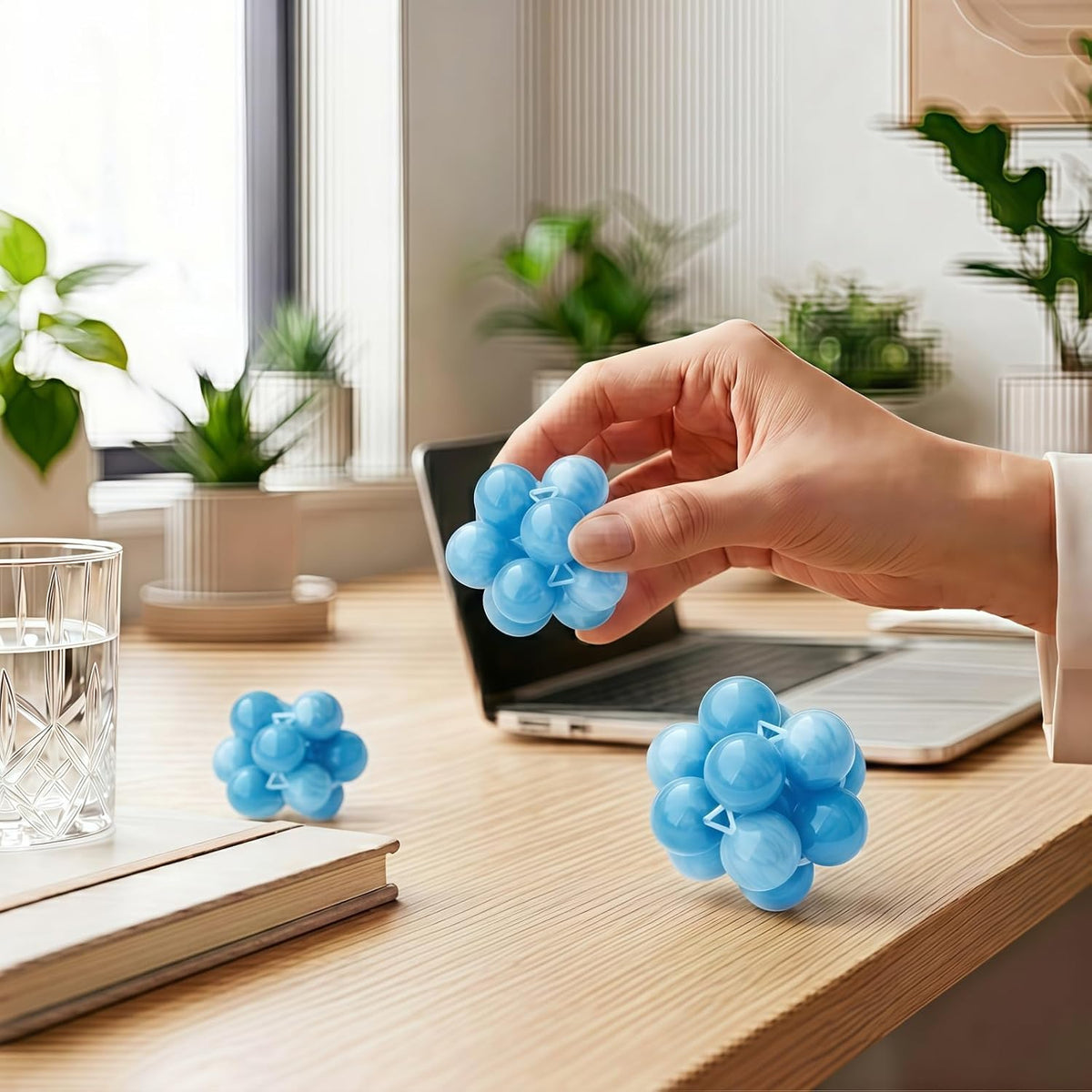 Fidget Toy Stress Relief Squeeze Ball - Bola sensorial con aparienc...