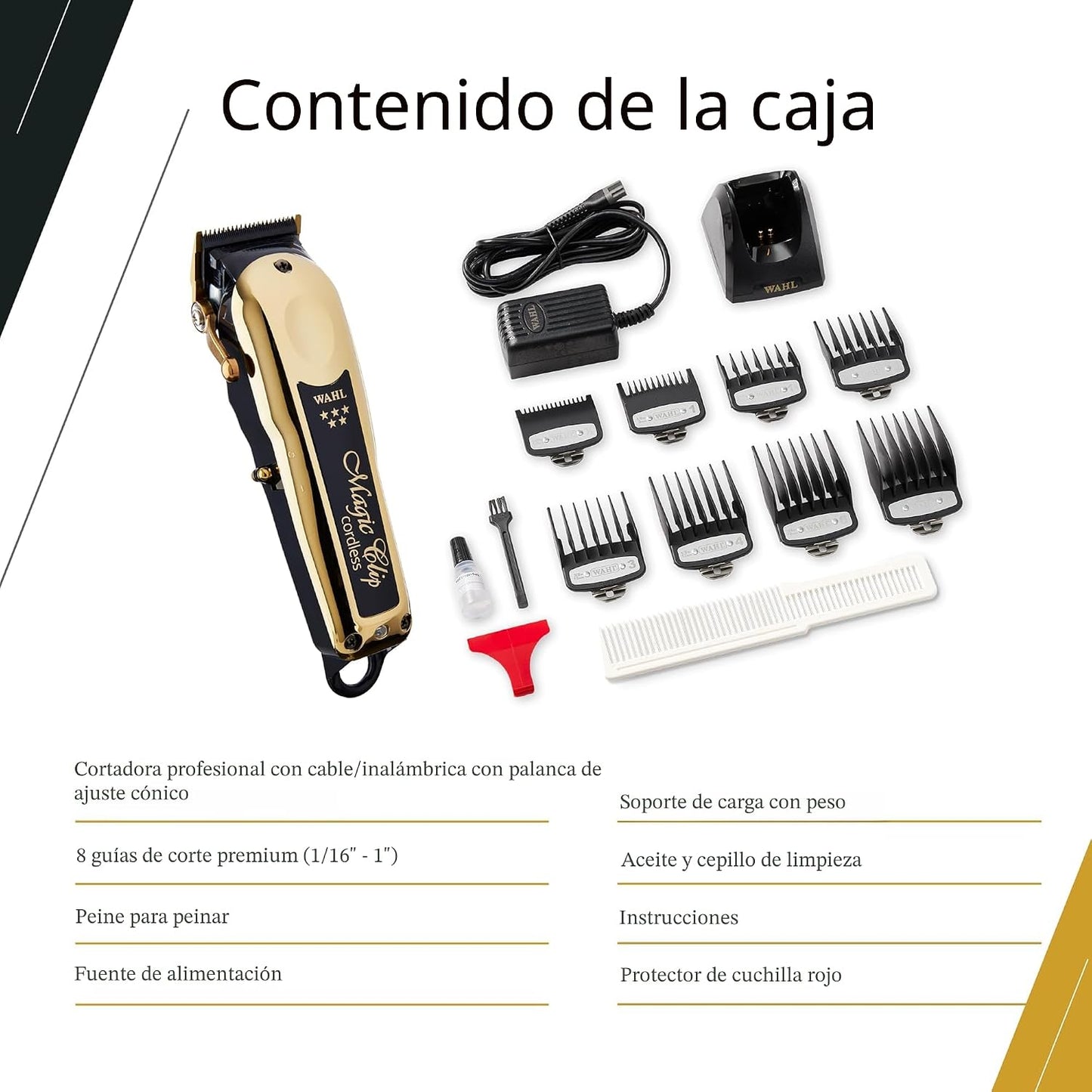 Wahl Professional 5 Star Series Magic Clip - Recortadora de pelo in...