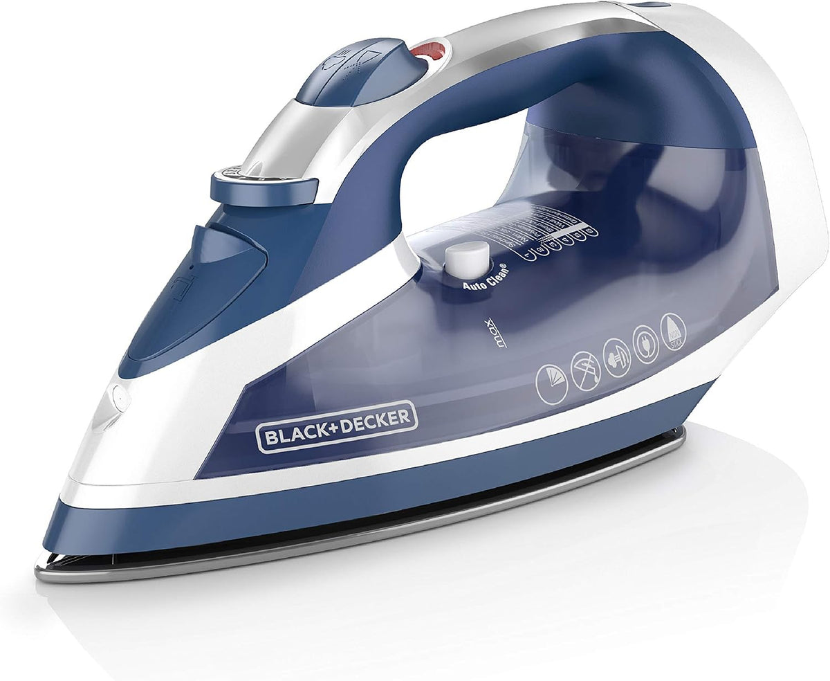 BLACK+DECKER - Plancha de vapor con suela antiadherente | Plancha a...