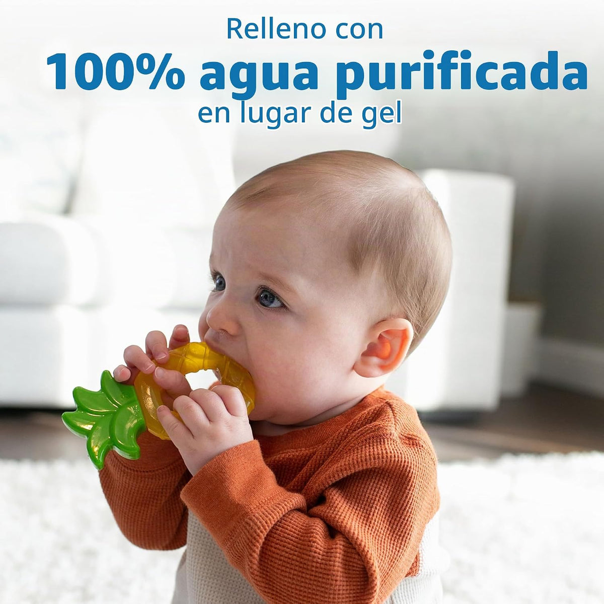 Dr. Brown's AquaCool - Mordedor para bebé con agua fría, juguet...