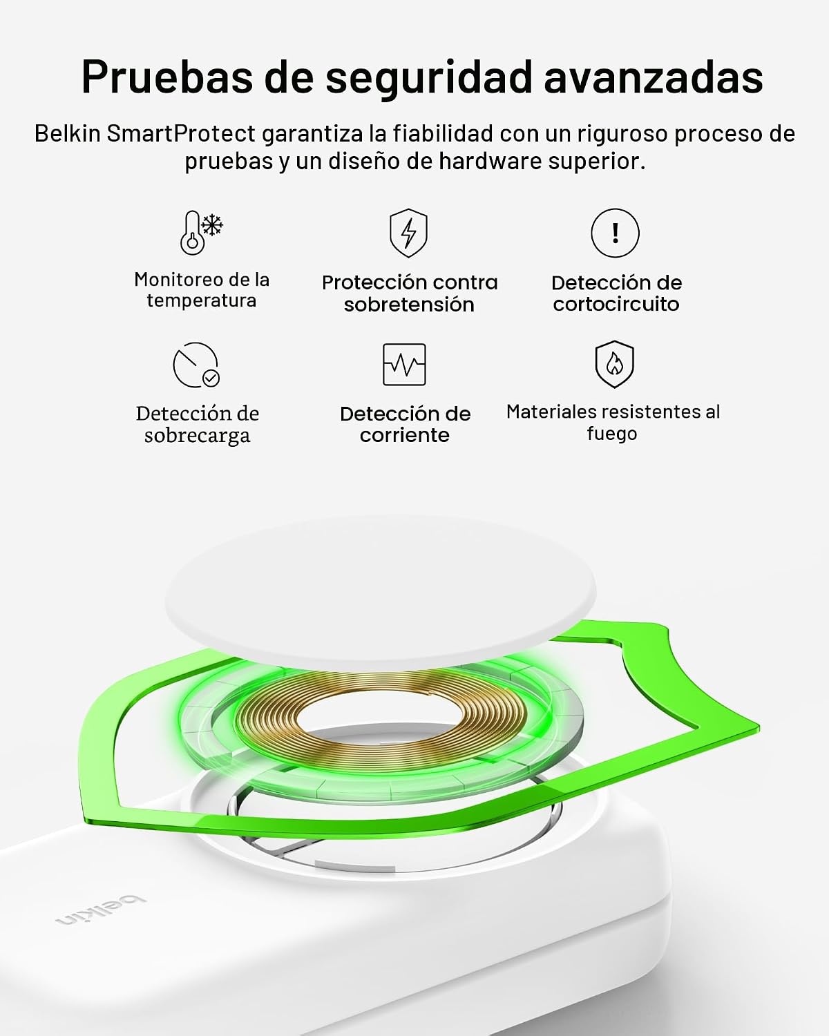 Belkin Qi2.2 25W inalámbrico 3 en 1 estación de carga rápida plegab...