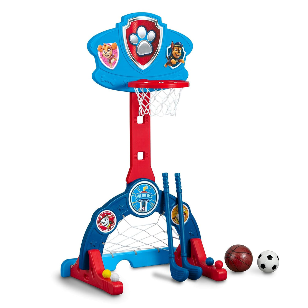 Delta Children PAW Patrol Centro Deportivo 4 en 1 \u2013 Aro de Bal...
