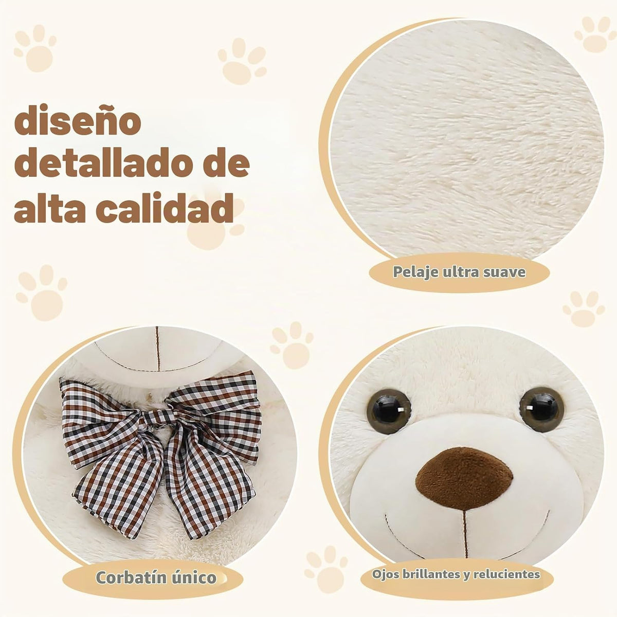 MaoGoLan Oso de Peluche Gigante Jumbo de Tamaño Real de 55 Pulgadas...