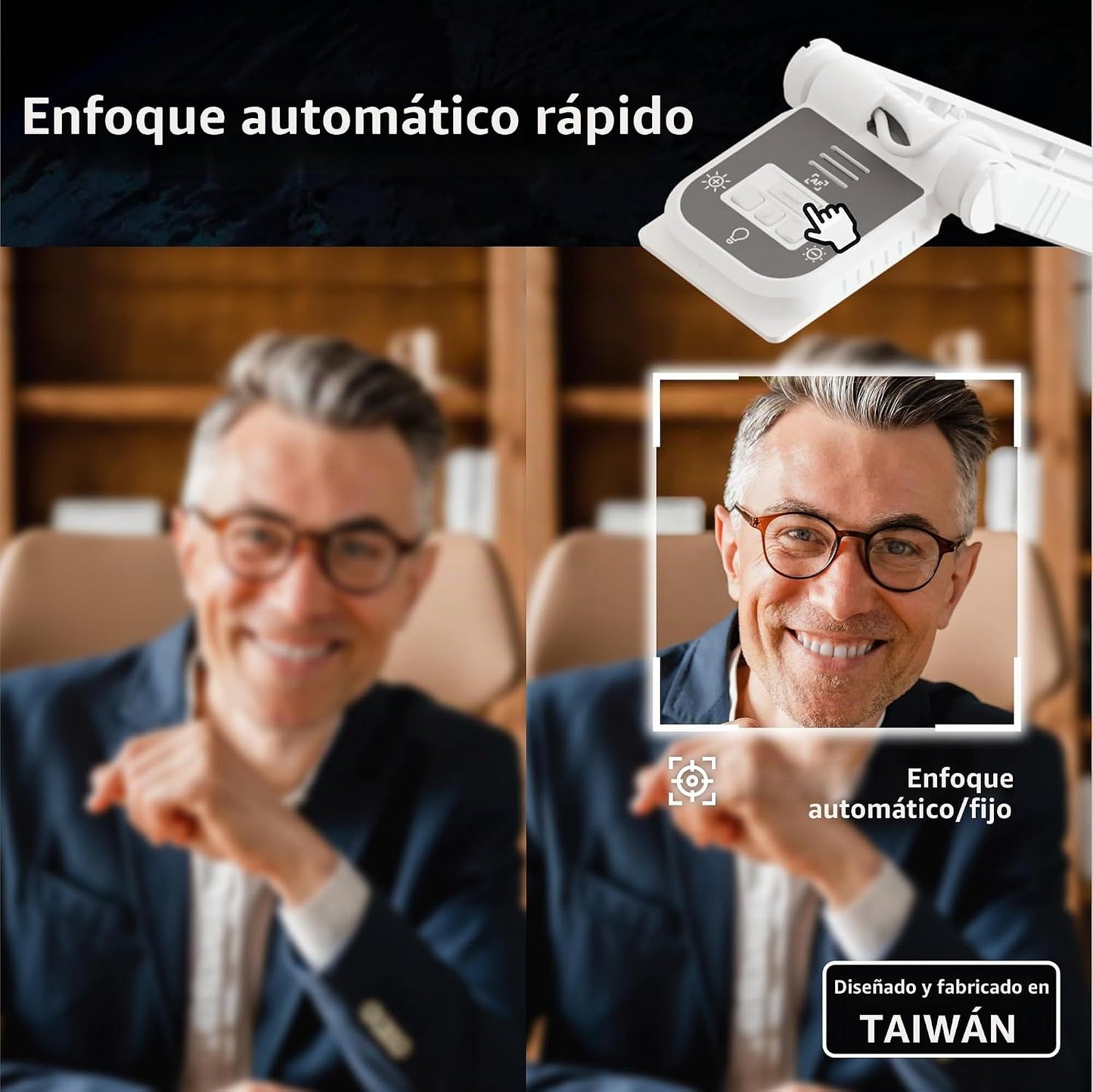 INSWAN INS-Flip 4 - Cámara de documentos plegable 4K 13MP, LED, mic...