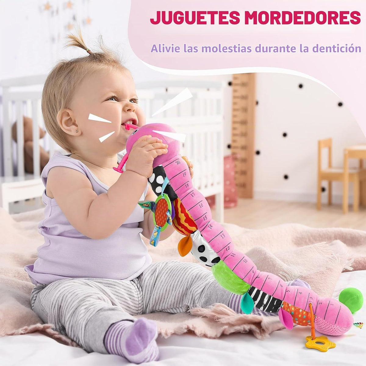 Sumobaby Juguetes para bebés de 0-6 y 6-12 meses, juguete de peluch...