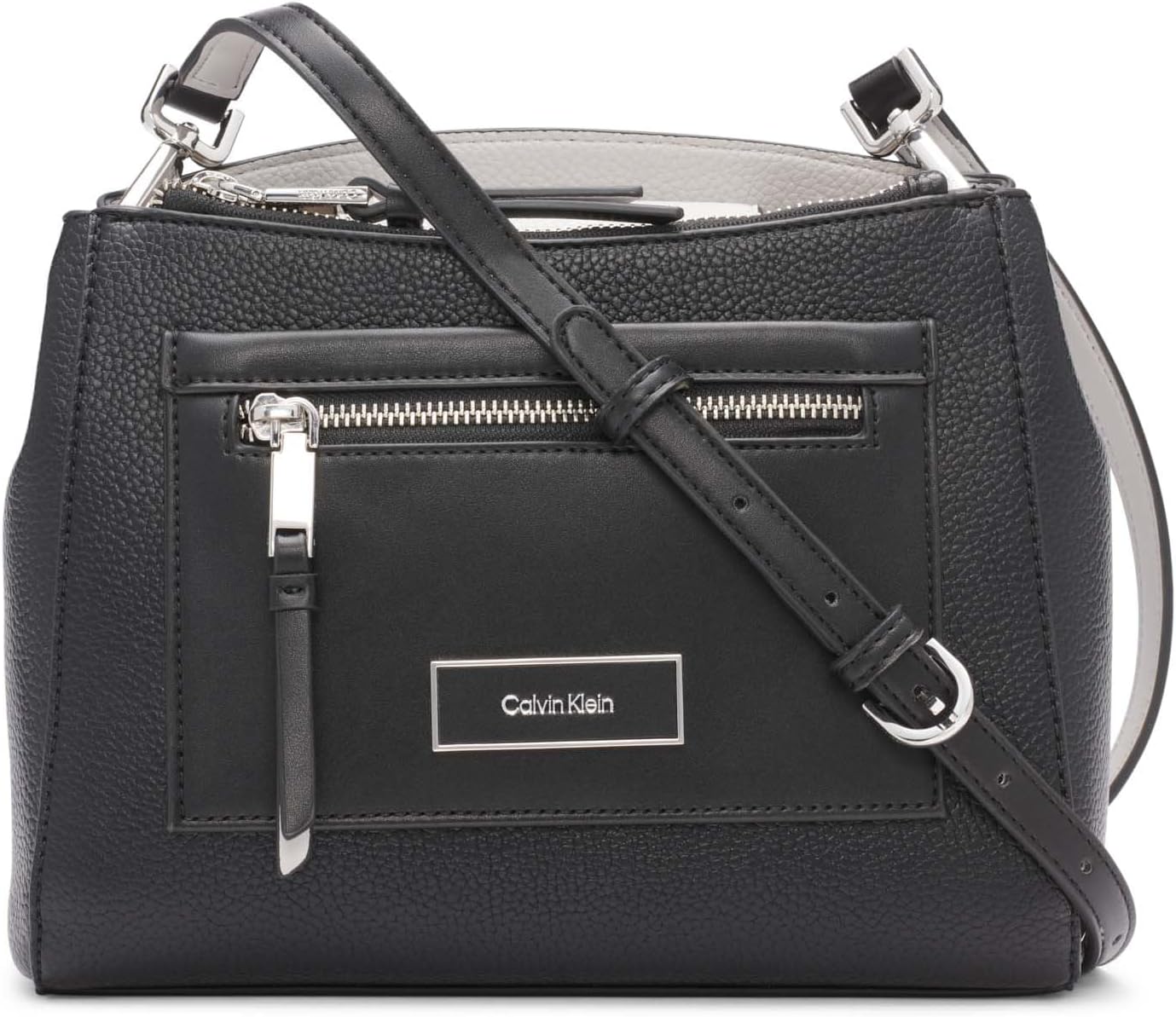 Calvin Klein Bolso bandolera Hadley con tres compartimentos para mujer
