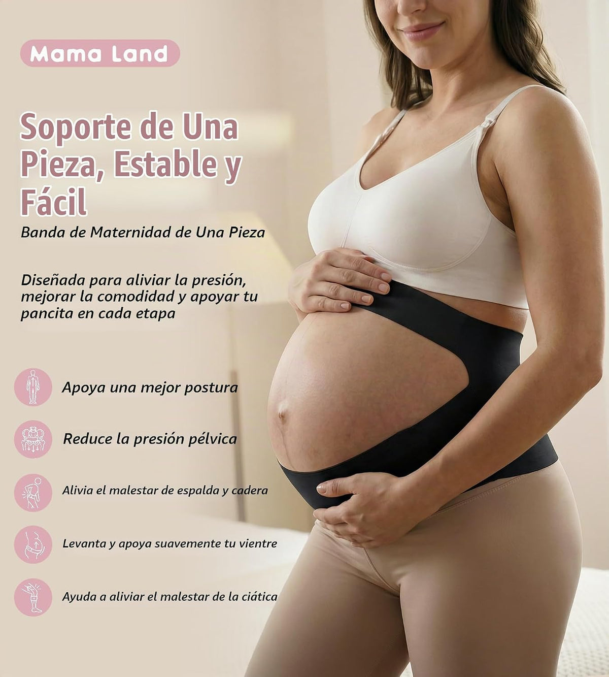 Mama Land "EasySupport" - Banda para el vientre de una piez...