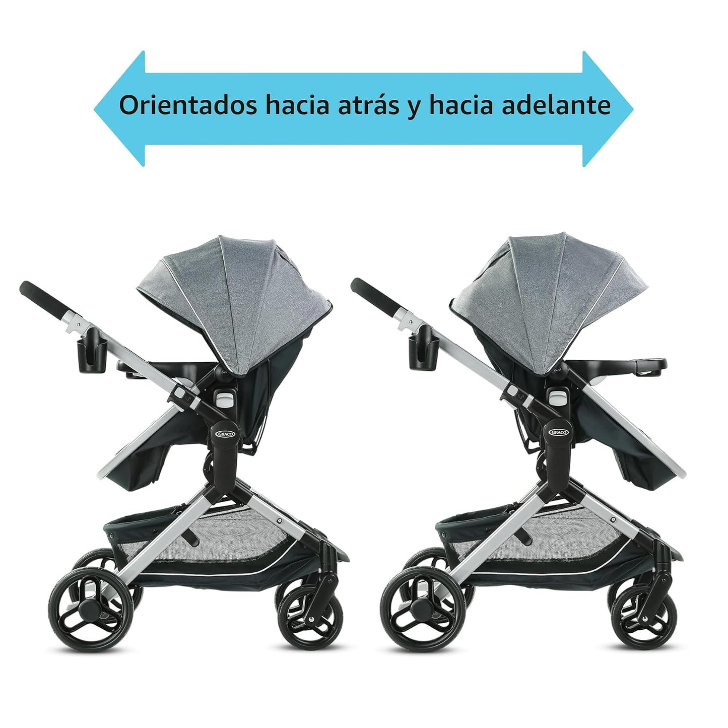 Sistema de viaje Graco Modes Nest, Combo modular de cochecito y sil...