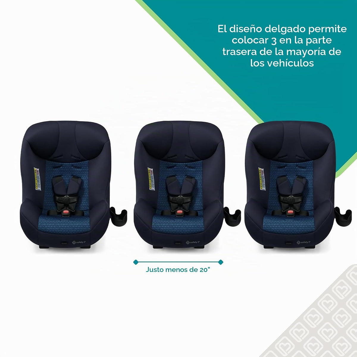 Safety 1st Asiento de automóvil convertible Smooth Ride, 2 en 1 hac...