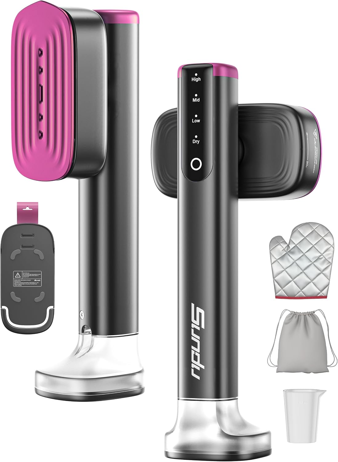 Vaporizador de viaje para ropa, vaporizador portátil de ropa de man...