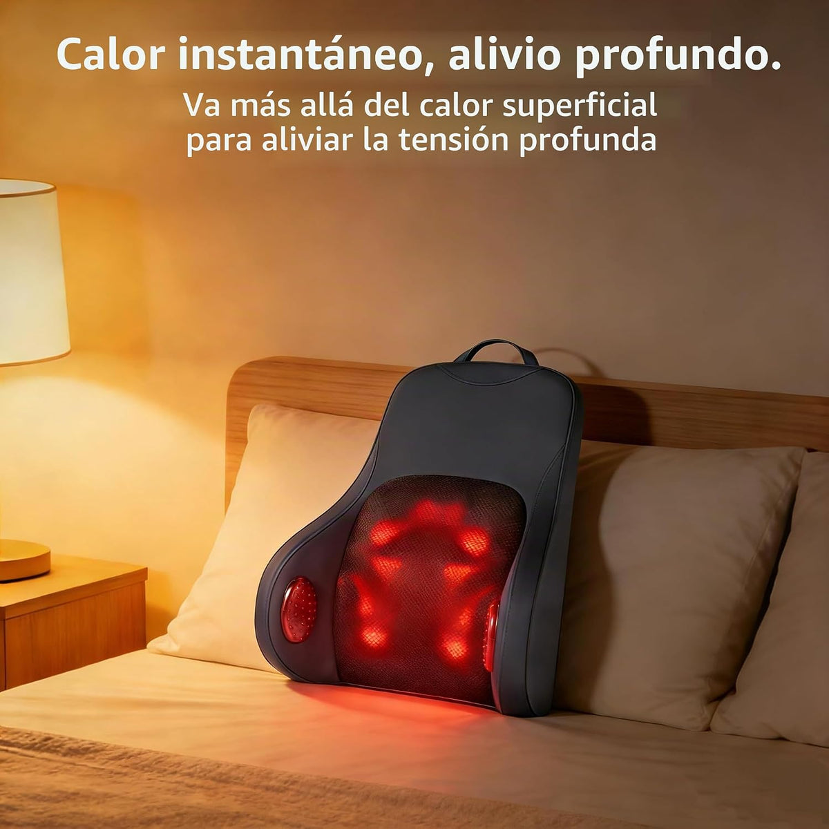 Ethereal Wellness Shiatsu Masajeador de cuello y espalda con calor,...