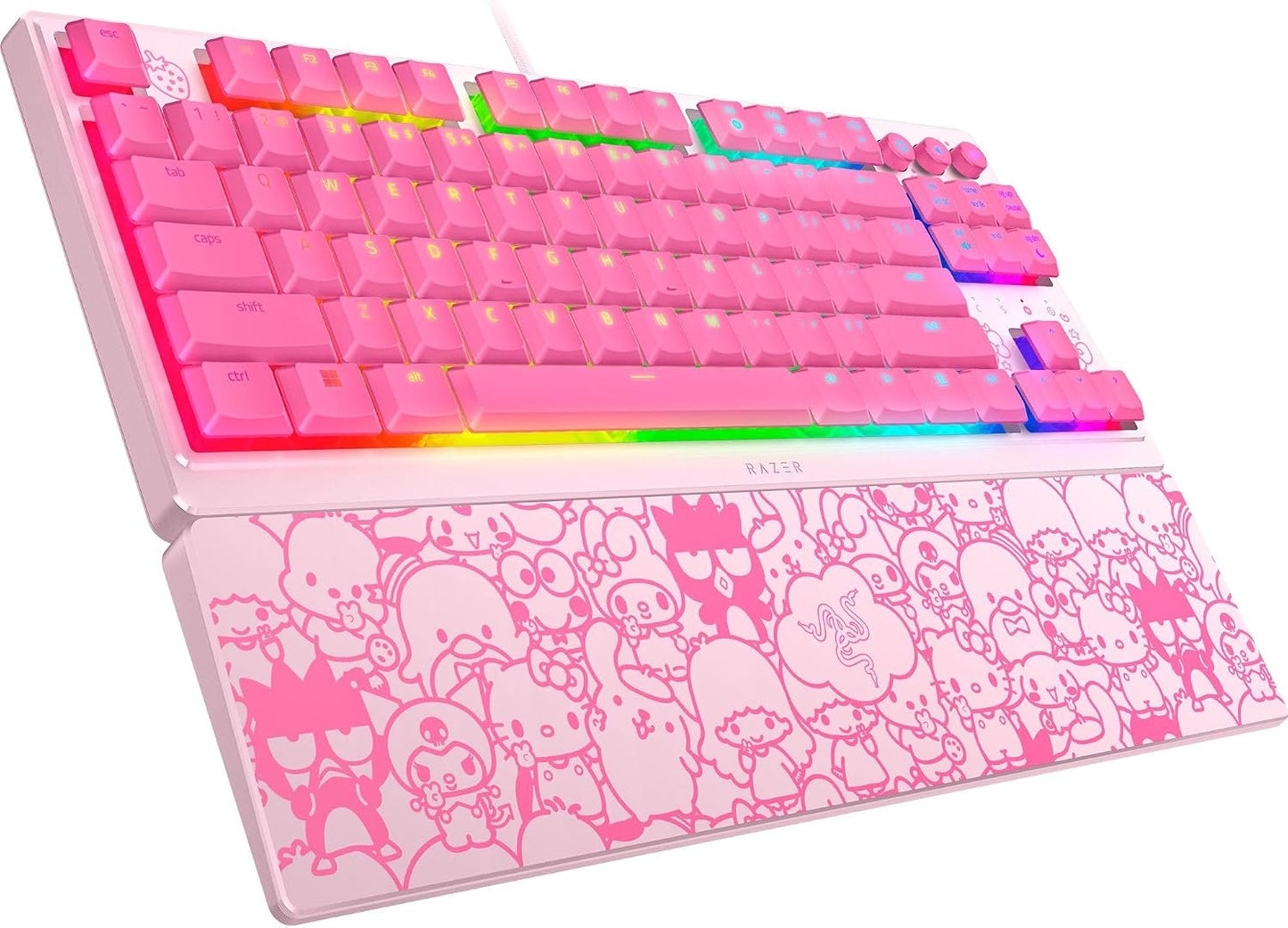 Razer Teclado para juegos Ornata V3 TKL, edición Hello Kitty &amp;...
