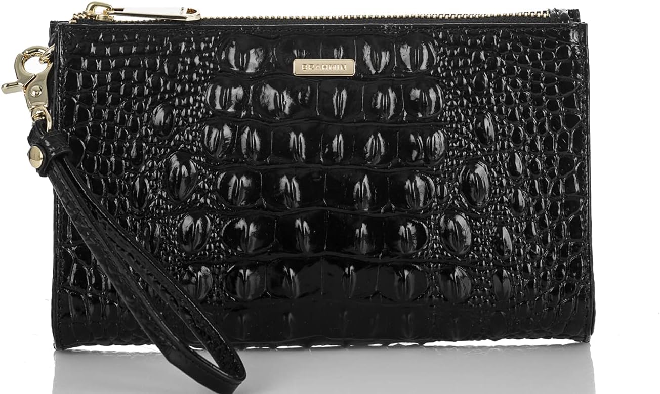 BRAHMIN Melbourne Daisy Clutch - Bolso de cuero - Interior forrado...