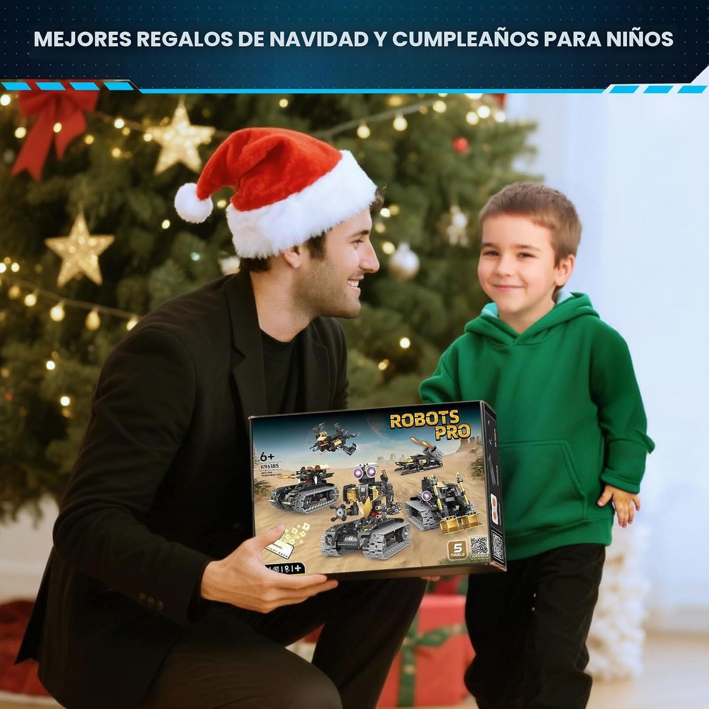 OUTOGO - Kit de construcción de robot con control remoto, regalos S...