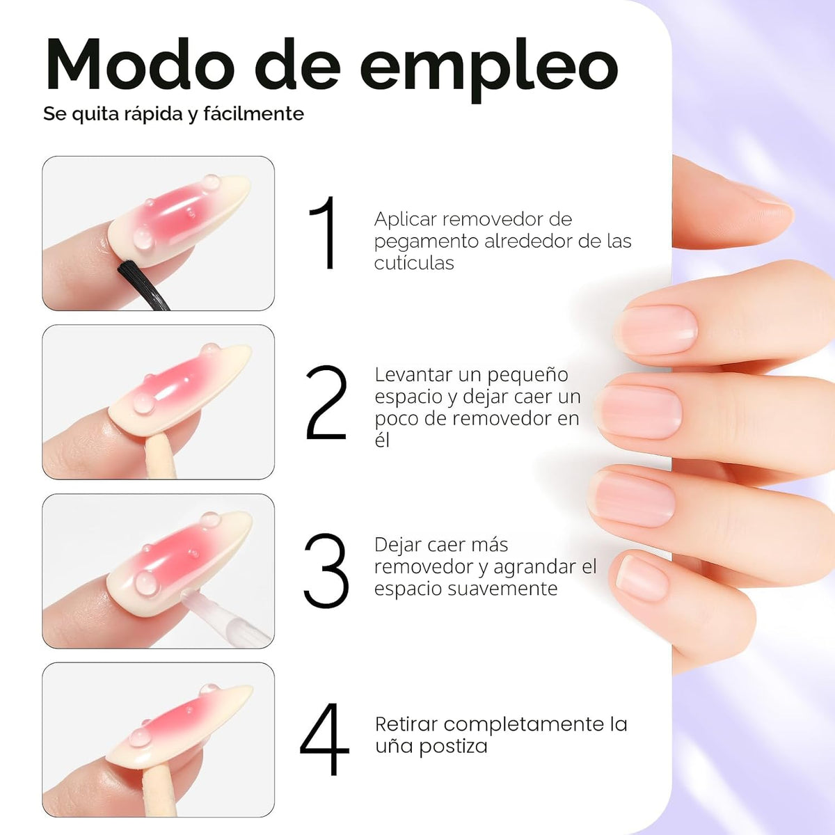 Makartt Removedor de pegamento para uñas a presión, 1.06 onzas líqu...