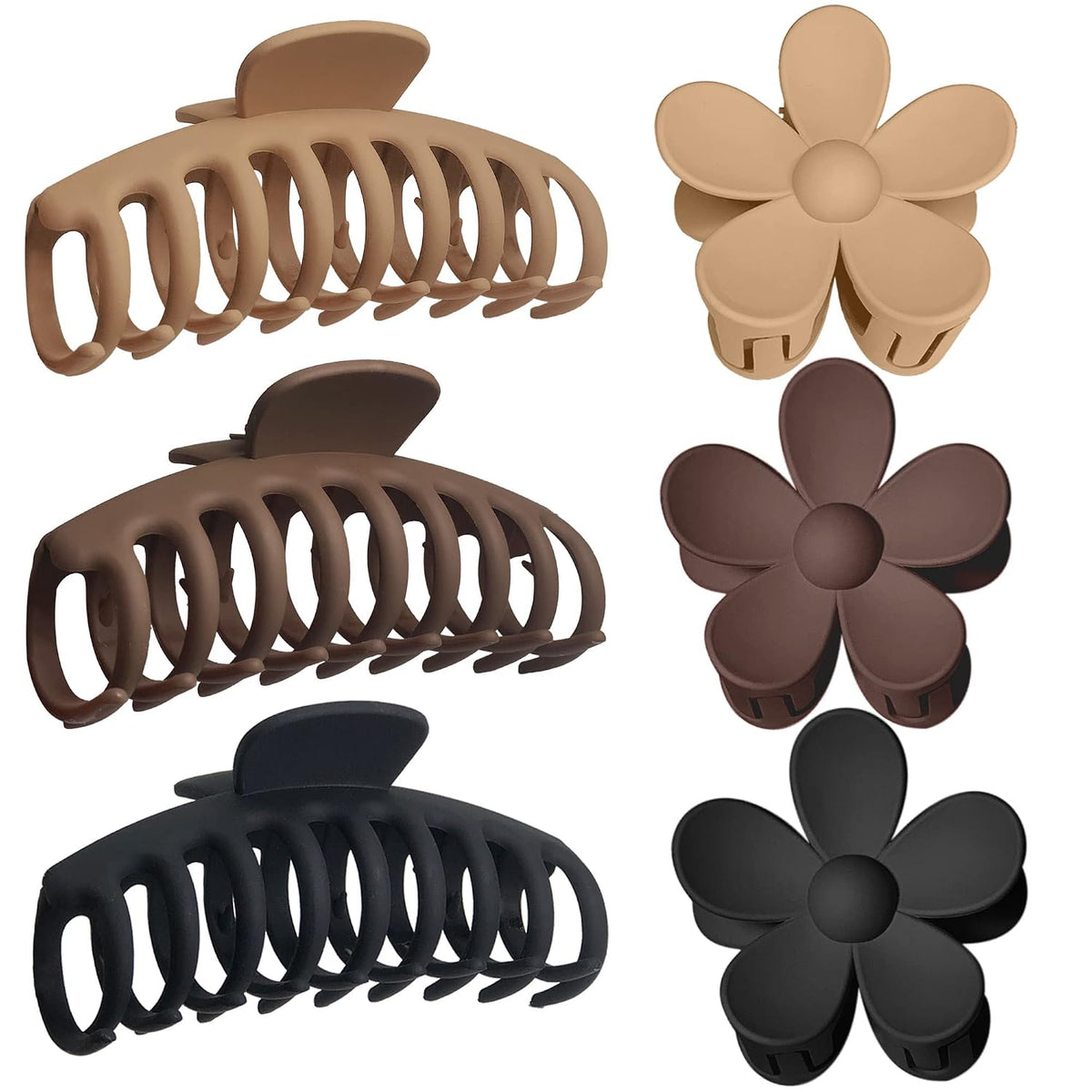 OWIIZI Pinza de Pelo, Pinzas Grandes para Cabello Grueso, Pinzas de...