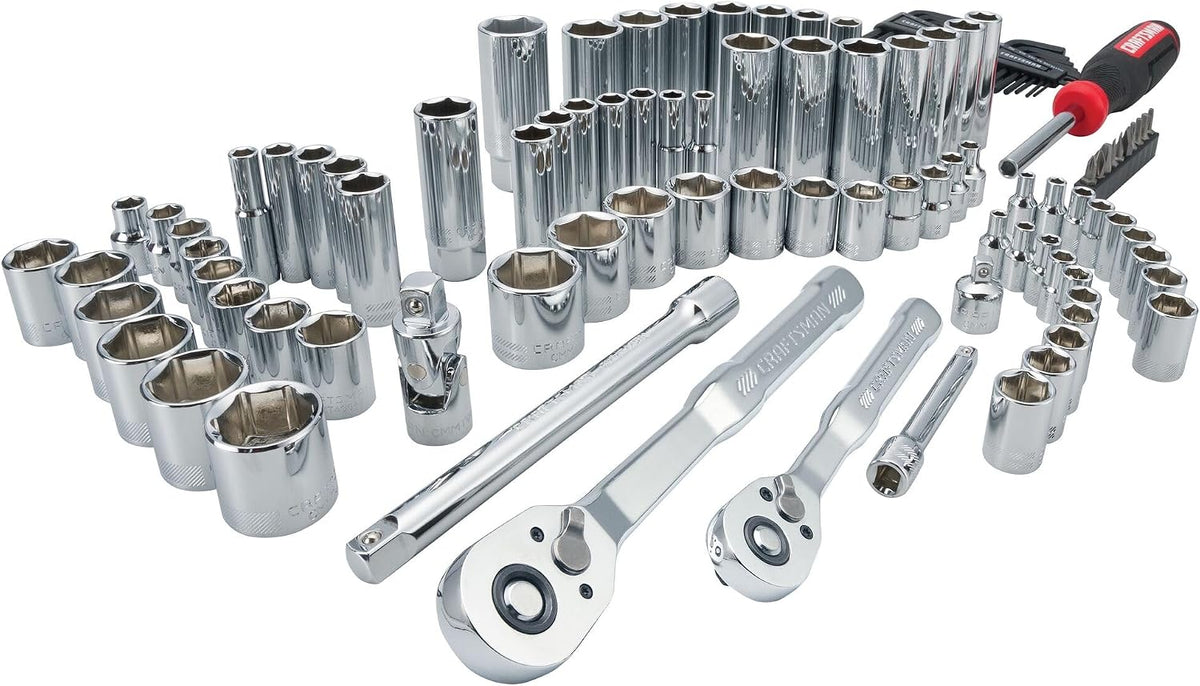 CRAFTSMAN Juego de herramientas mecánicas de 105 piezas, estándar (...