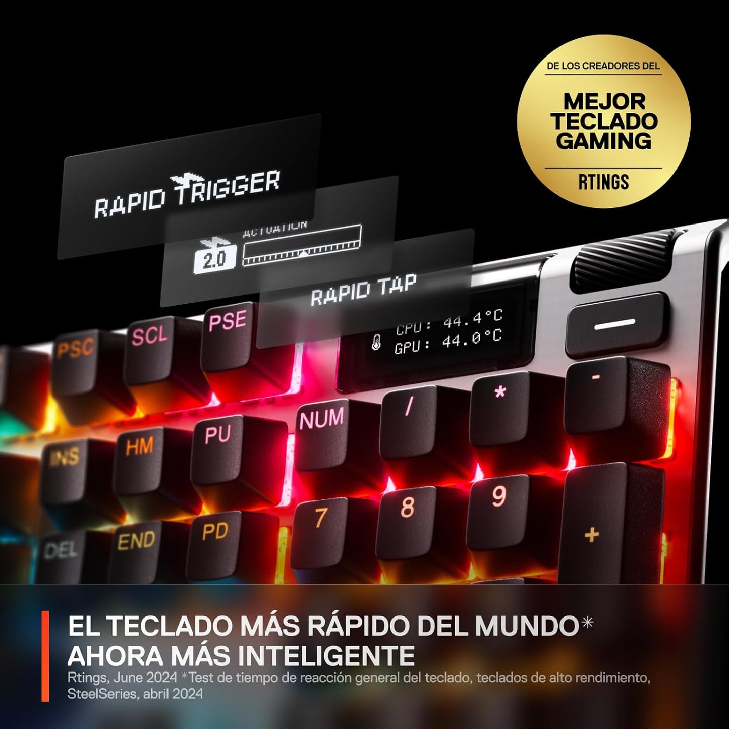 SteelSeries Interruptores hipermagnéticos Apex Pro Gen 3 OmniPoint...