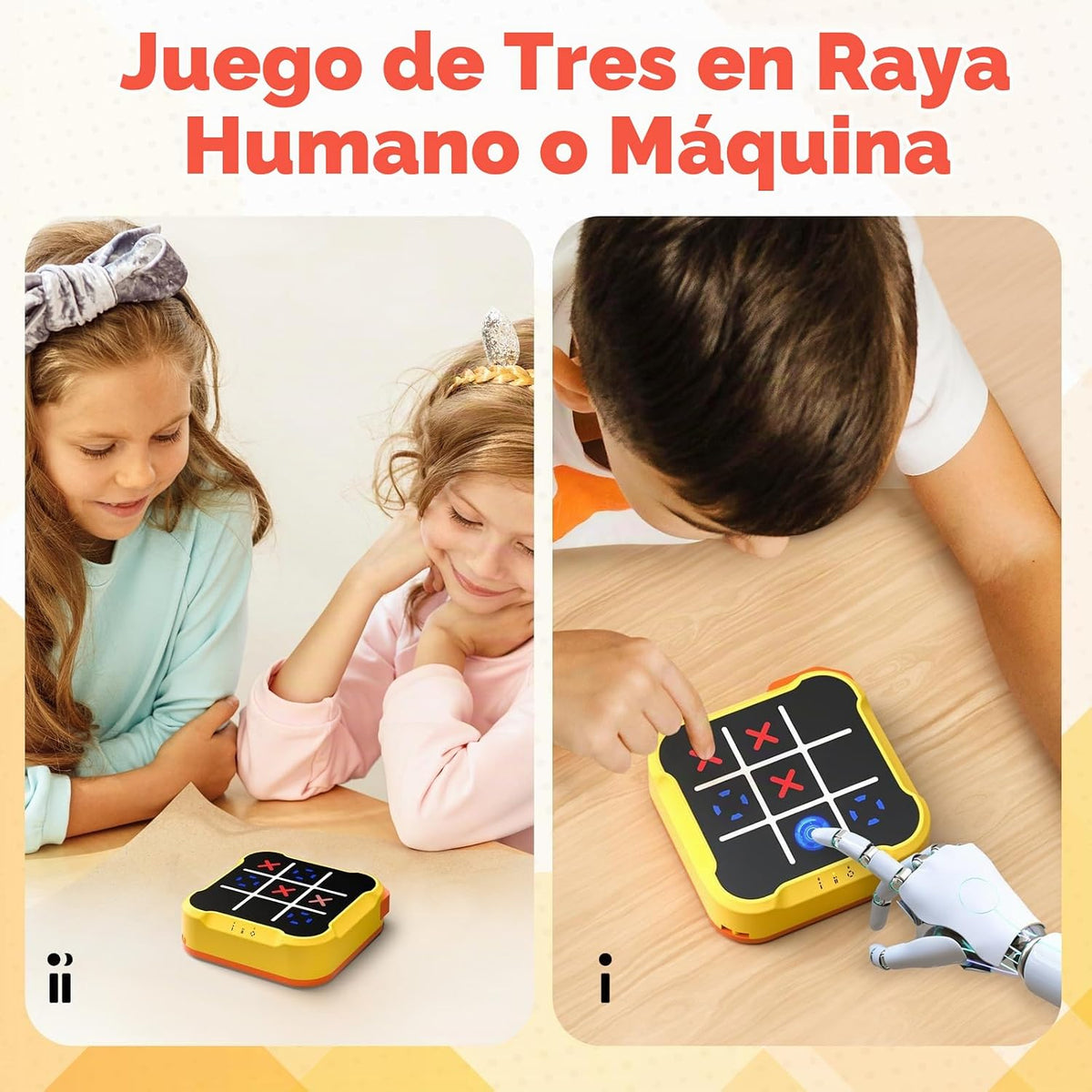 Tic Tac Toe Bolt - Juego de rompecabezas eléctrico de mano, juegos...