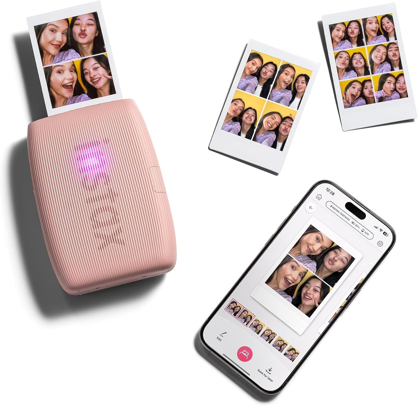 Fujifilm Instax Mini Link 3 - Impresora para smartphone, color rosa...