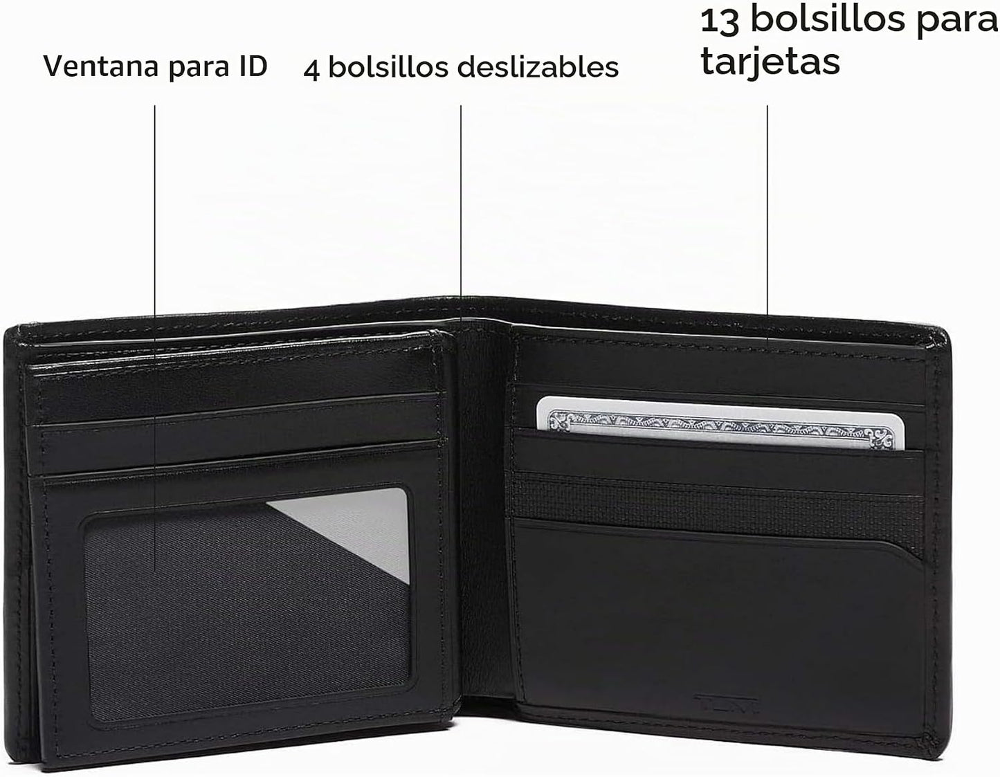 TUMI - Alpha Global Center Flip Passcase - Carteras para Hombre - C...