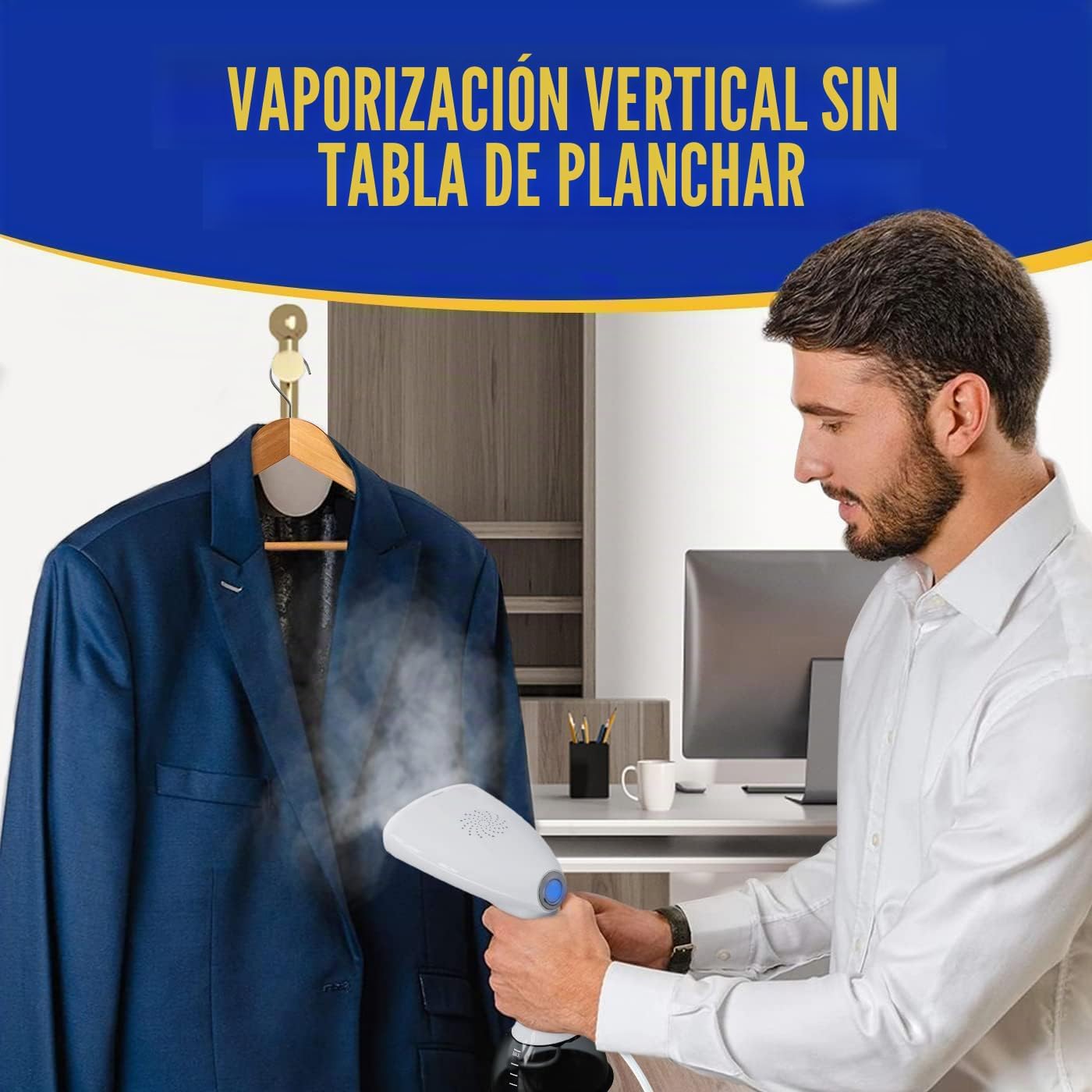 Rolipo Vaporizador para Ropa 1350W, Vaporizador de Ropa para Casa,...