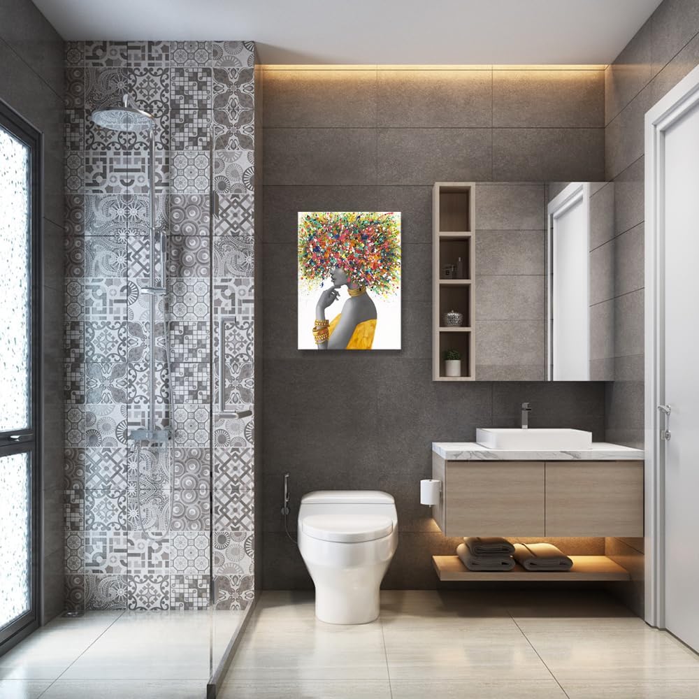 Arte de pared afroamericano, pinturas artísticas negras para pared,...