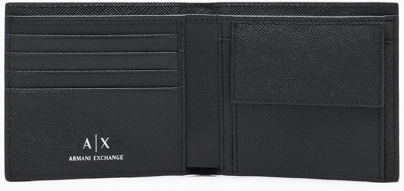 Armani Exchange Juego de regalo de cartera y llavero Milano para ho...