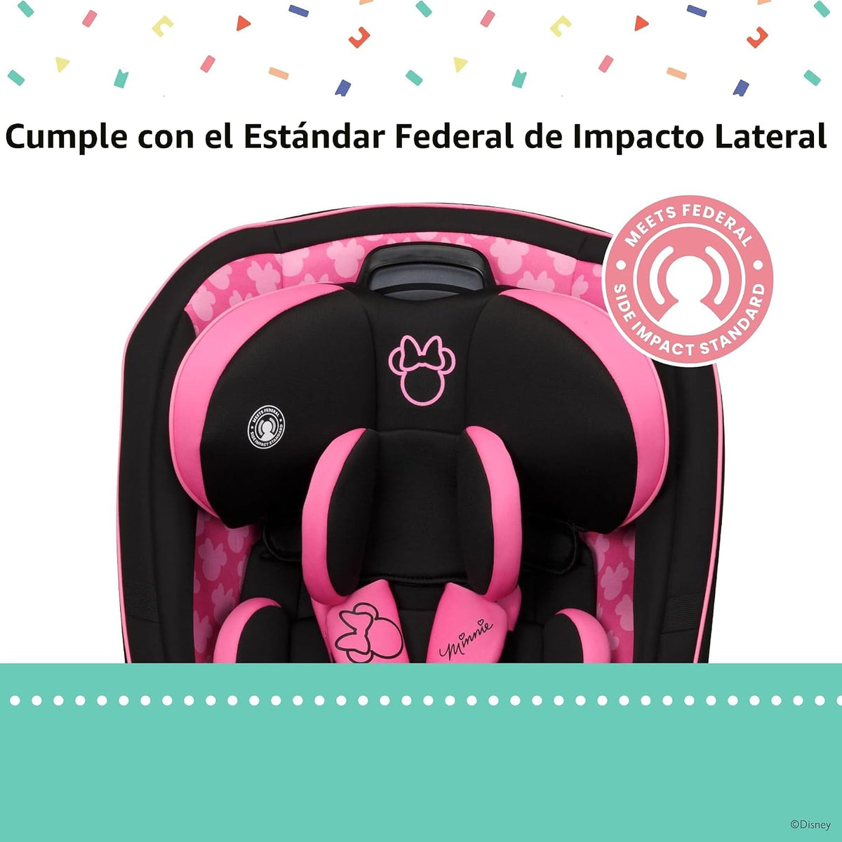 Disney Baby Grow and Go - Asiento de automóvil convertible todo en...