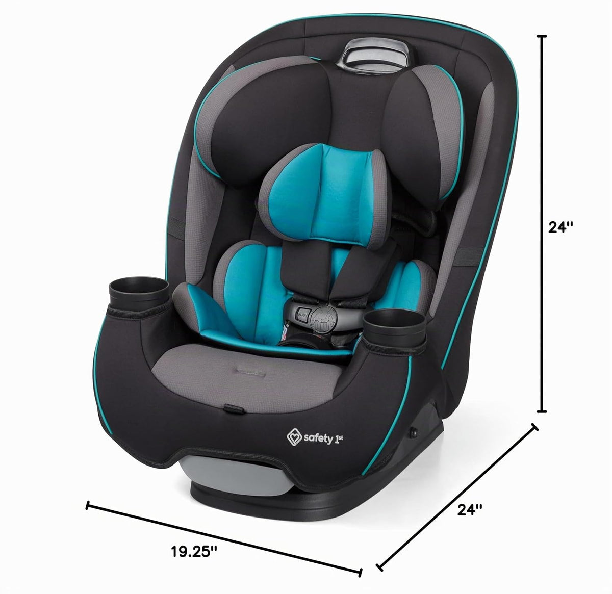 Safety 1st Grow and Go Asiento convertible todo en uno delgado, ori...