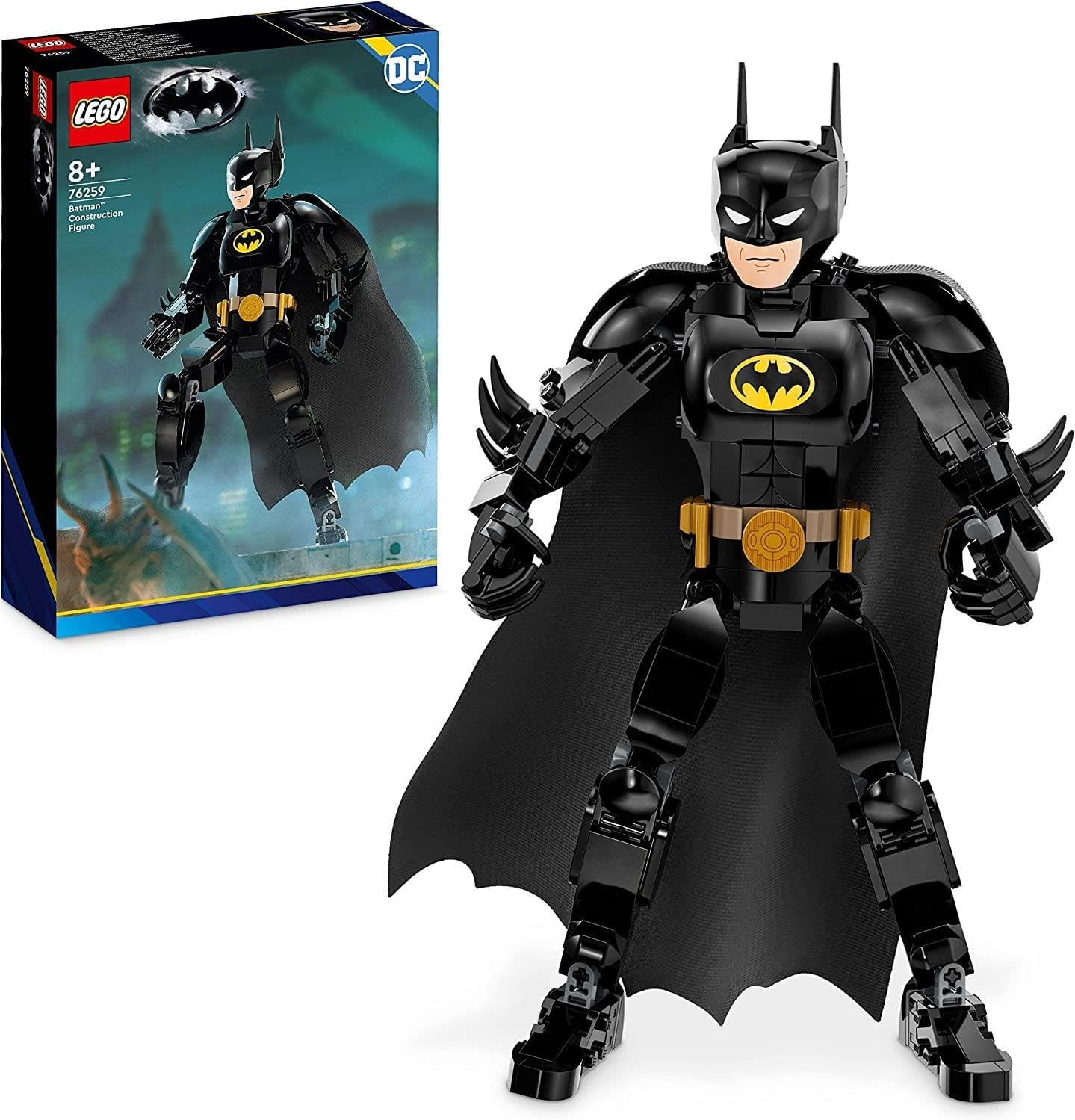 Lego 76259 DC - Figura de Batman de superhéroe, juguete de construc...