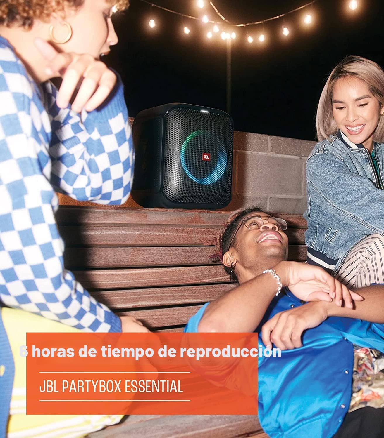 JBL PartyBox Encore Essential - Altavoz portátil para fiestas (reno...