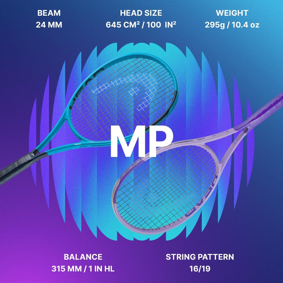Raqueta de tenis HEAD Boom MP alternativa 2026 | Encordado de tensi...