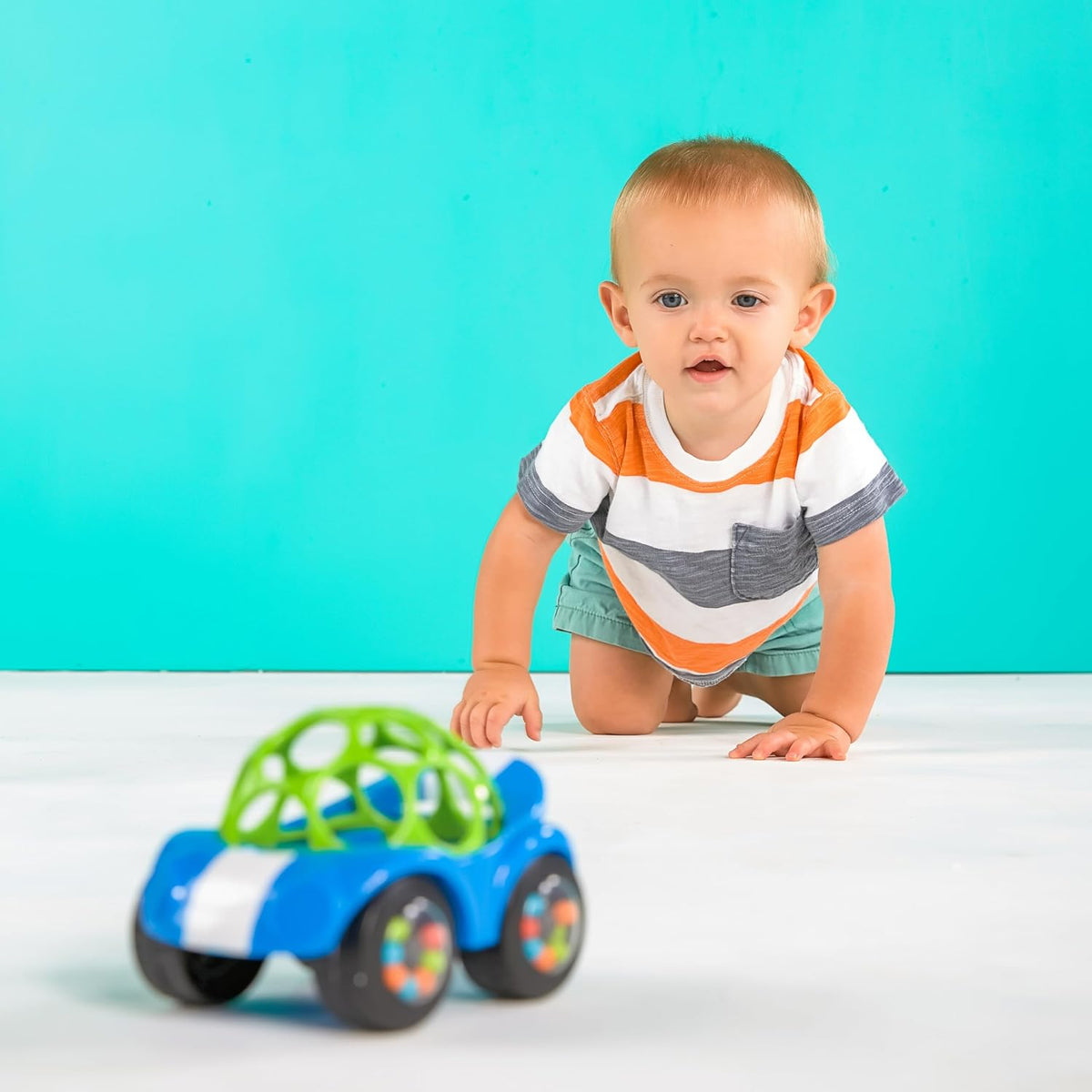 Bright Starts Oball Easy Grasp Rattle &amp; Roll - Juguete deportiv...