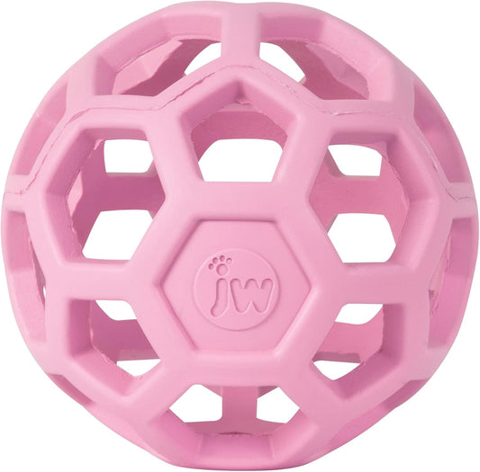 JW Pet HOL-ee - Pelota de rompecabezas para perro, pequeña, 3 pulga...