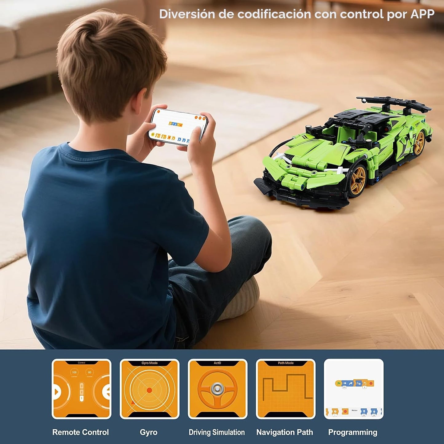 IQKidz Kit de bloques de construcción STEM para niños - Auto de car...