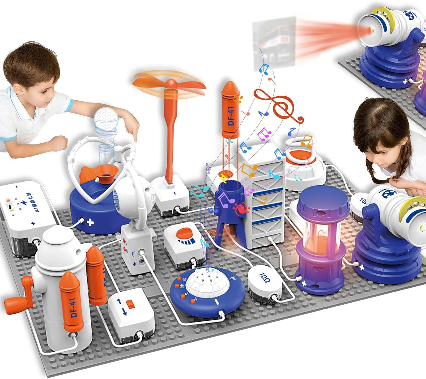 Kits de ciencia STEM para niños, kit de exploración de electrónica,...