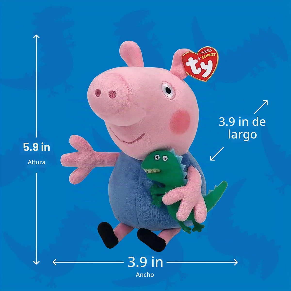 Peluche regular de George TY Beanie Babies , George