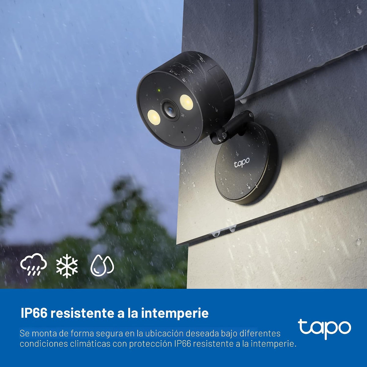 Tapo by TP-Link - Cámara de seguridad 2K QHD para interior\/exterio...
