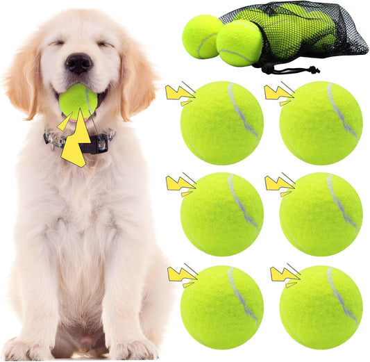 Swingers Pelotas de tenis chirriantes para perros, pelotas de tenis...