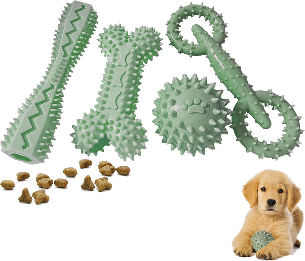 Juguetes de dentición para cachorros, bola molar de hueso de goma |...
