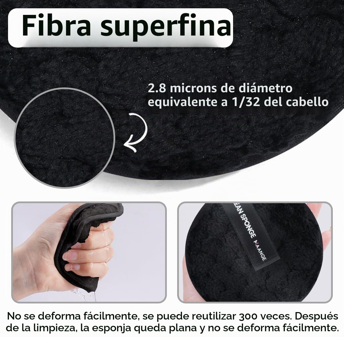 MAANGE Juego de 30 brochas de maquillaje profesional con bolsa de t...