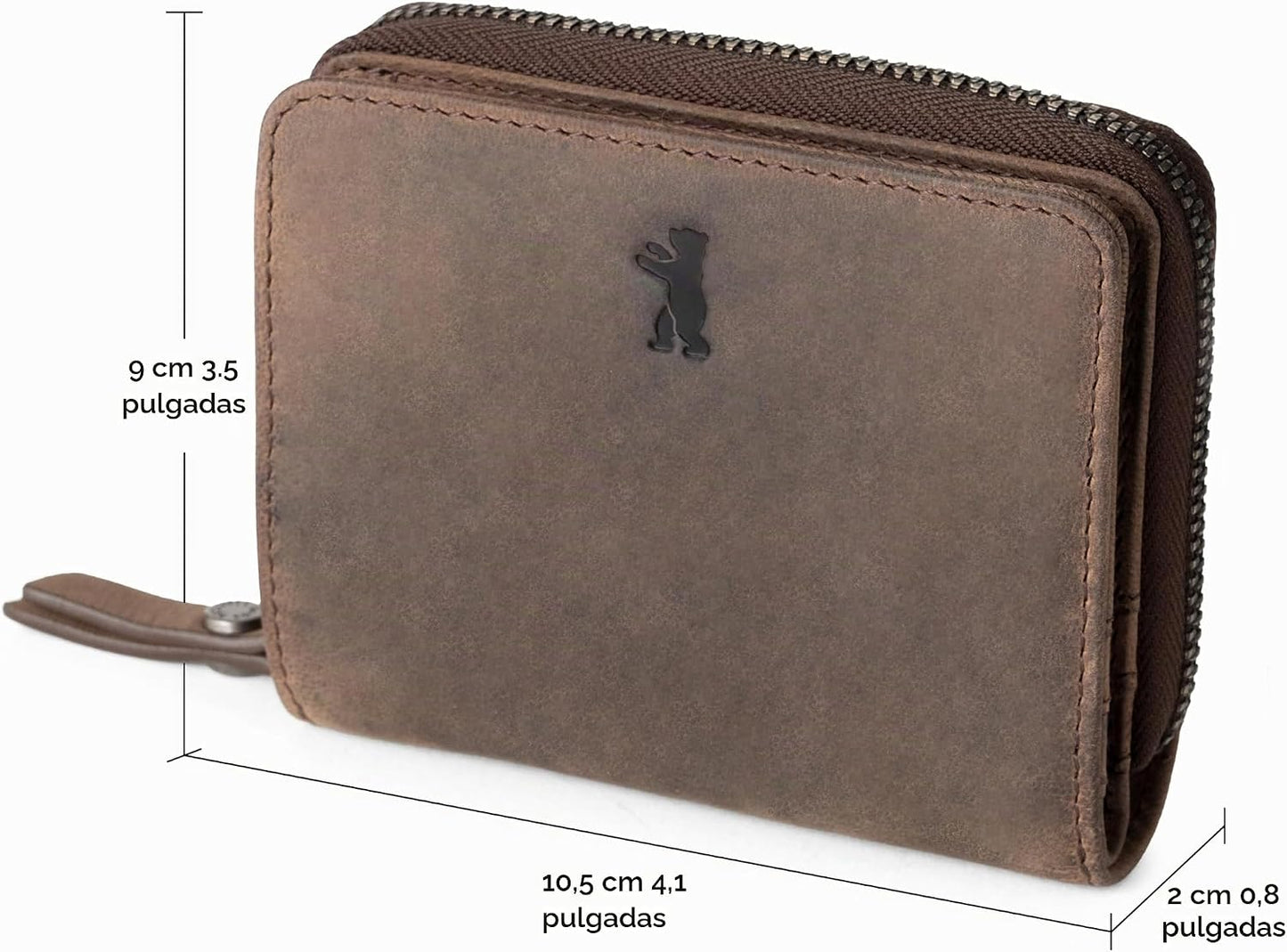 BERLINER BAGS Cartera pequeña de cuero suave Mujer Sara, Caja de Re...